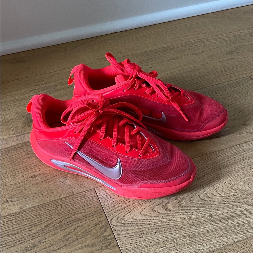 Nike Kids' A'One Basketball Shoes in red